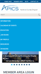 Mobile Screenshot of apics-hartford.org