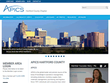 Tablet Screenshot of apics-hartford.org